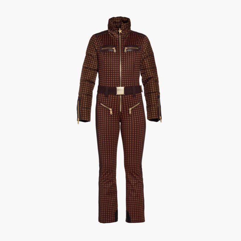 Dark Brown Goldbergh STARSTRUCK Ski Suit | 14926-SCQV