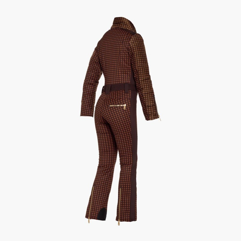 Dark Brown Goldbergh STARSTRUCK Ski Suit | 14926-SCQV