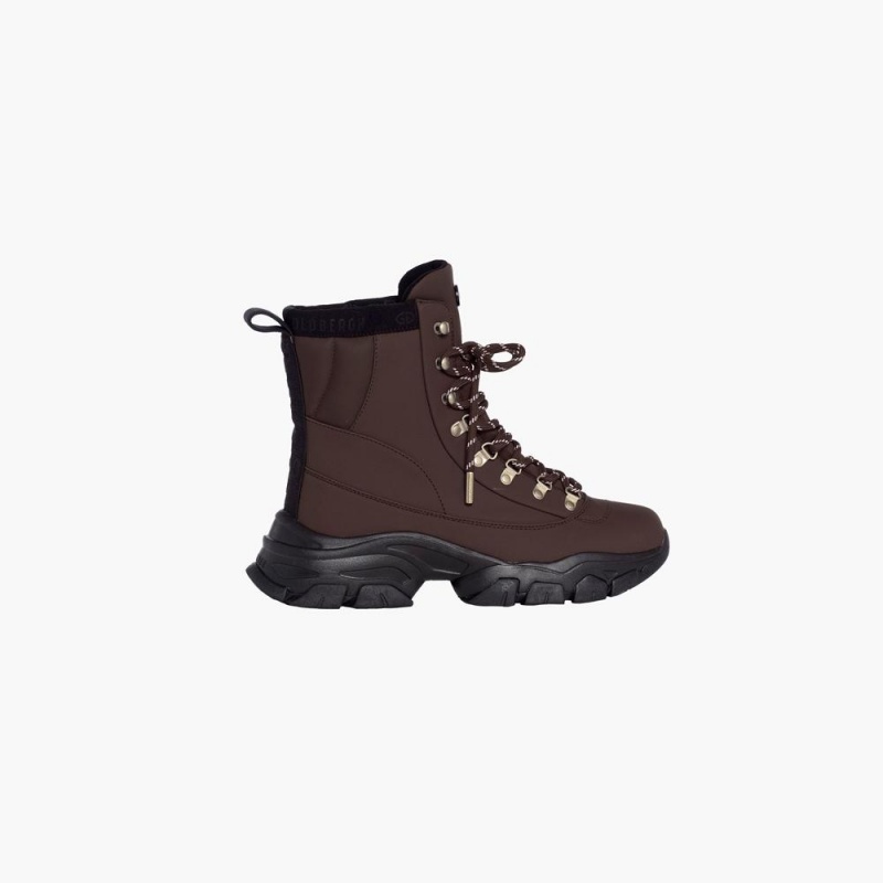 Dark Brown Goldbergh STROLL Snow Boots | 10587-OSXA