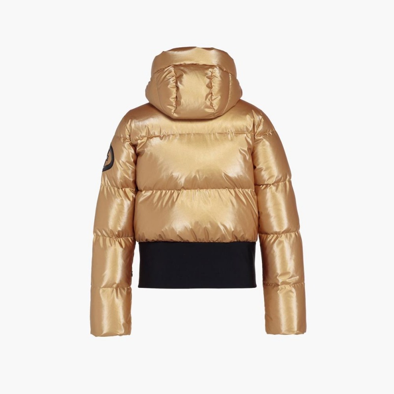 Gold Goldbergh BOMBARDINO Ski Jacket | 41726-UMKX