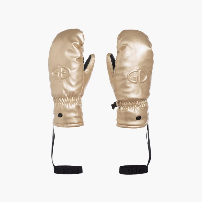 Gold Goldbergh CHARMER Mittens | 01627-PGTQ