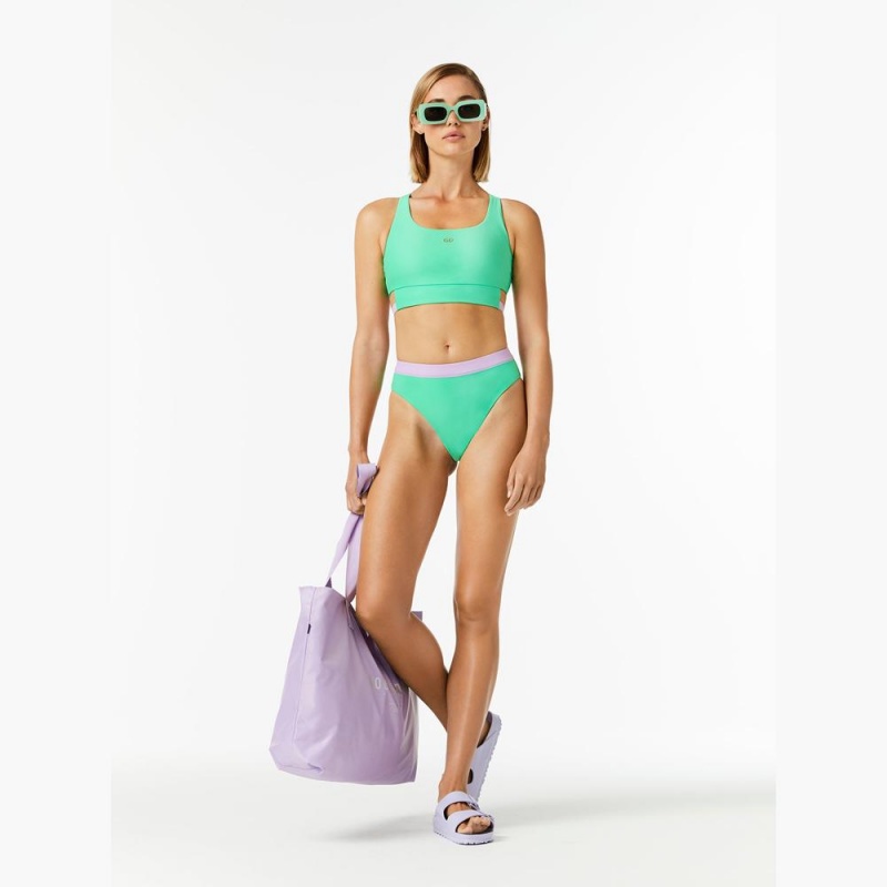 Green Goldbergh ATLANTIC swim bra Swimwear | 84071-YVSW