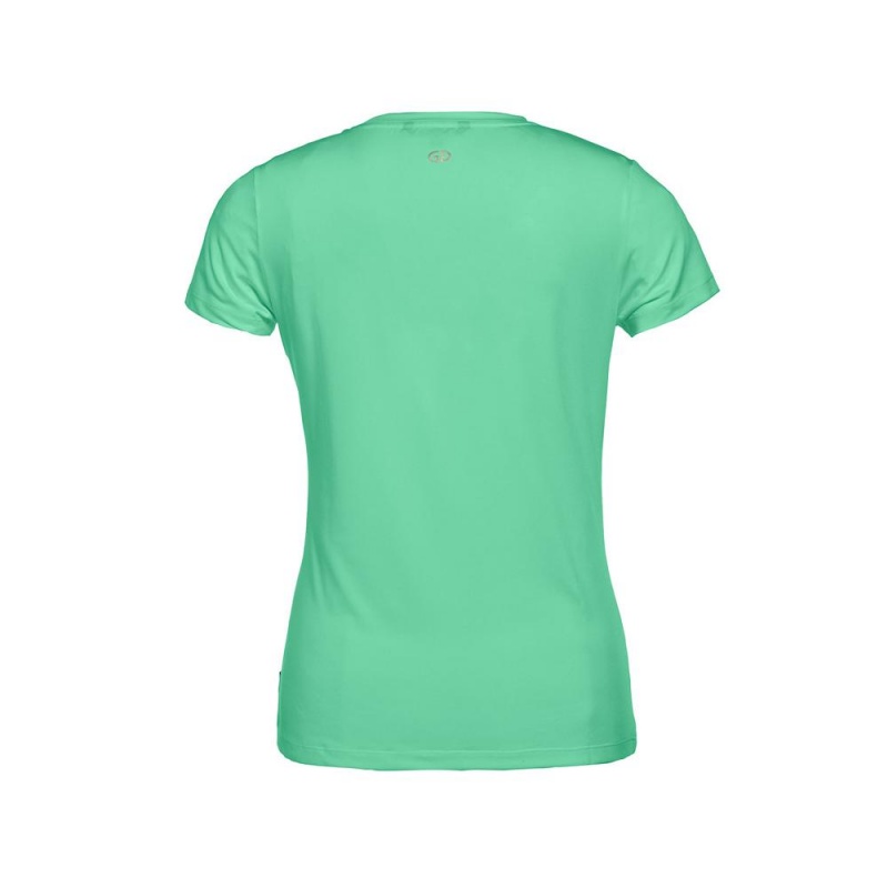 Green Goldbergh AVERY short sleeve top T-shirts | 64823-LEKZ