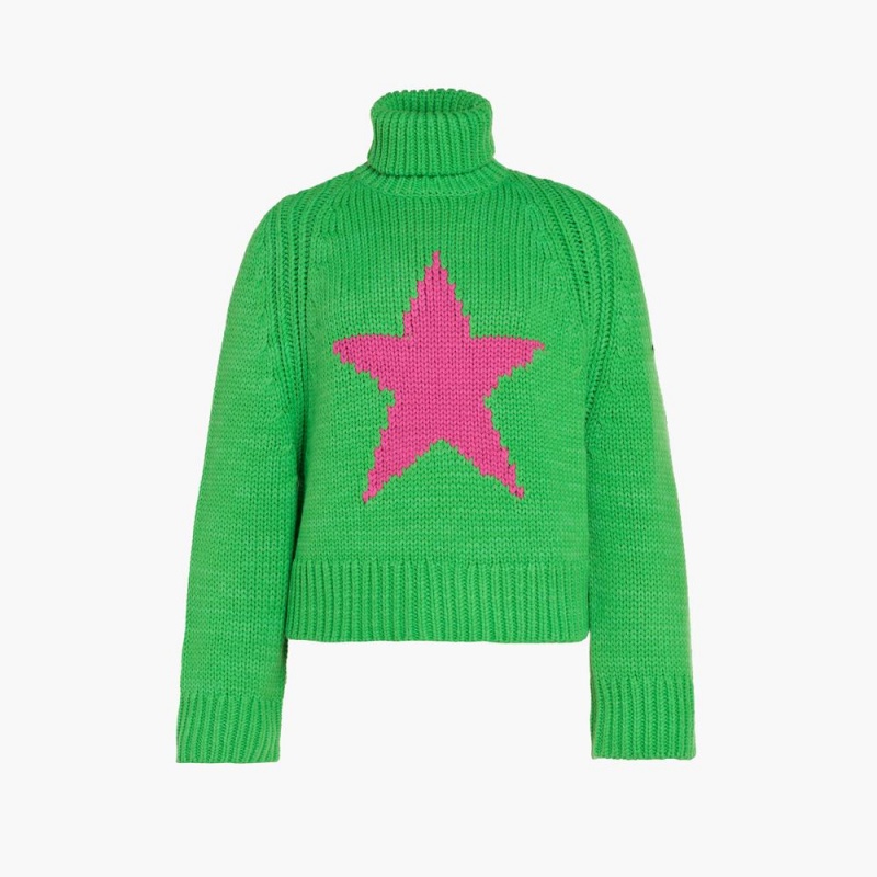 Green Goldbergh BEAUTY long sleeve knit Sweater | 85312-JXTD