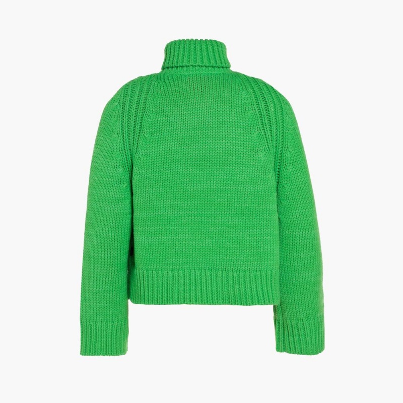 Green Goldbergh BEAUTY long sleeve knit Sweater | 85312-JXTD