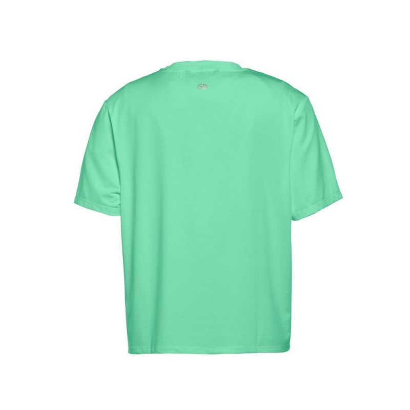 Green Goldbergh BOXY short sleeve top T-shirts | 76391-QNSG