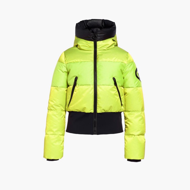 Light Green Goldbergh FEVER Ski Jacket | 48206-AMOE