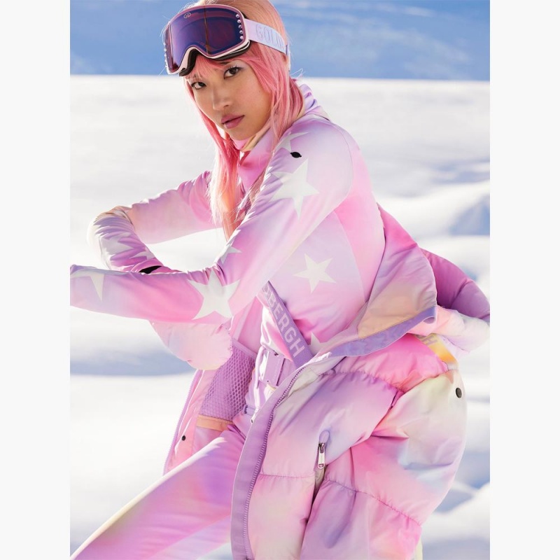 Light Pink Goldbergh LUMINA Ski Jacket | 68437-DXPU