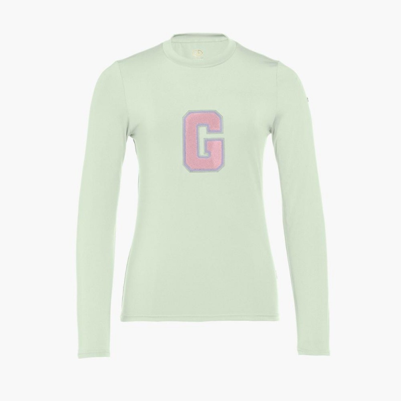 Mint Goldbergh SUPER G long sleeve T-shirts | 01752-QGJO