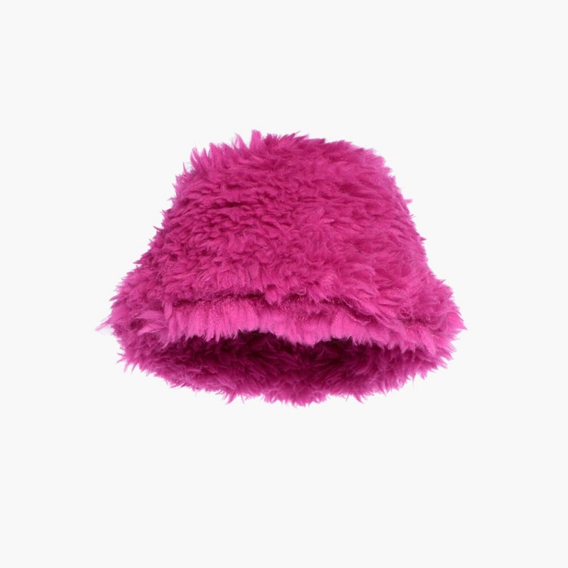 Pink Goldbergh BIRD bucket hat faux fur Bucket Hat | 92187-RGAE