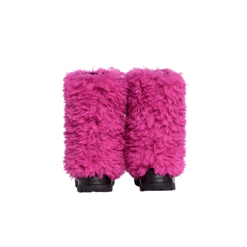 Pink Goldbergh BUSHY snowboot faux fur Snow Boots | 61207-VKLR