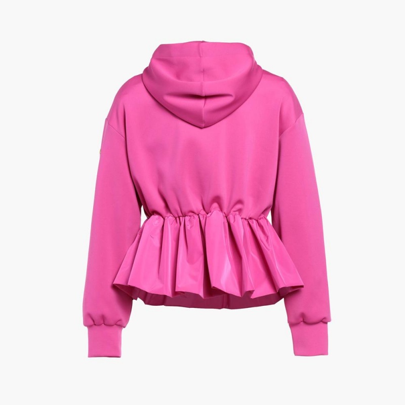 Pink Goldbergh BUTTERCUP full zip hooded cardigan Hoodie | 04961-KGAM