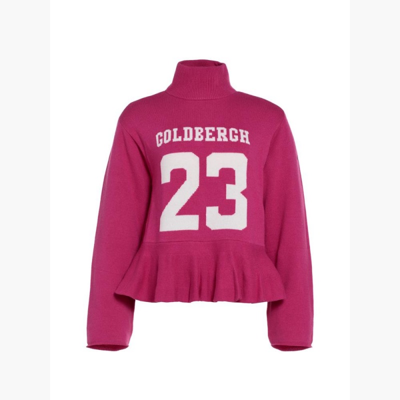 Pink Goldbergh DANGLE long sleeve knit Sweater | 07258-YZBI