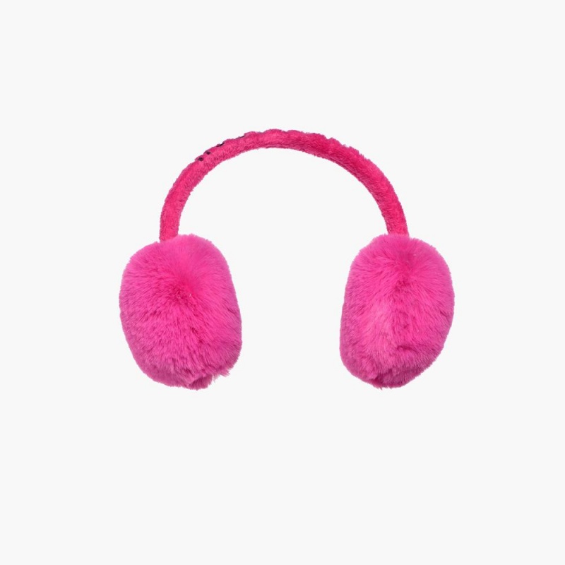 Pink Goldbergh FLUFFY faux fur Earwarmers | 43165-GSRT