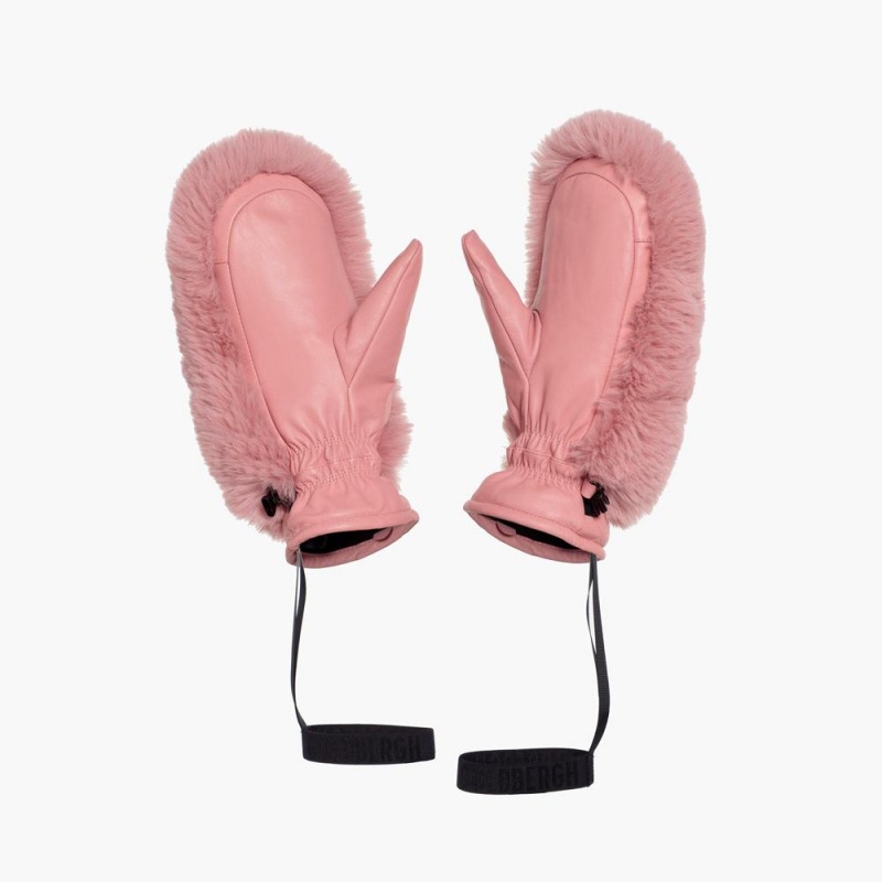 Pink Goldbergh HILL Mittens | 71268-ANMJ