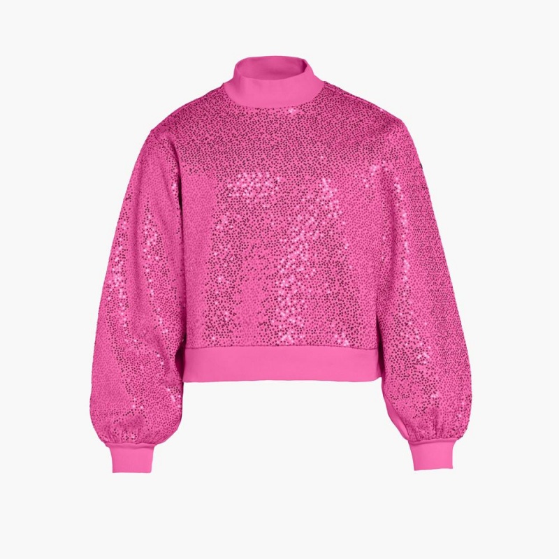 Pink Goldbergh LOLA round neck Sweater | 32760-CZNH