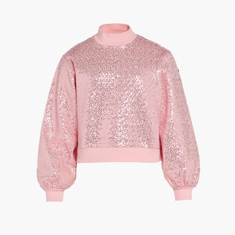 Pink Goldbergh LOLA round neck Sweater | 50197-JXOP