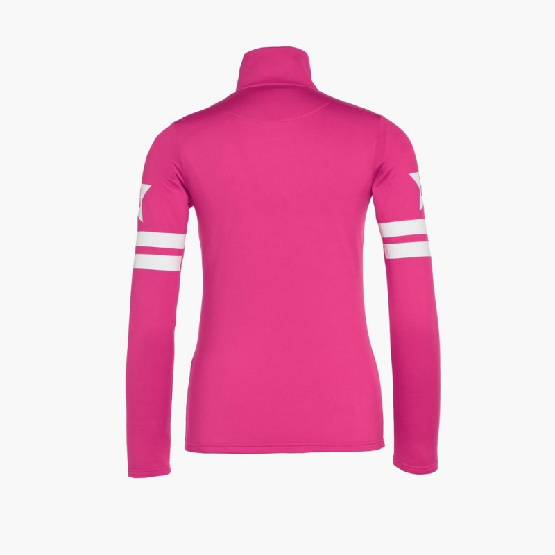 Pink Goldbergh MAPLE LEAF ski pully Ski Tops | 58093-AZTV