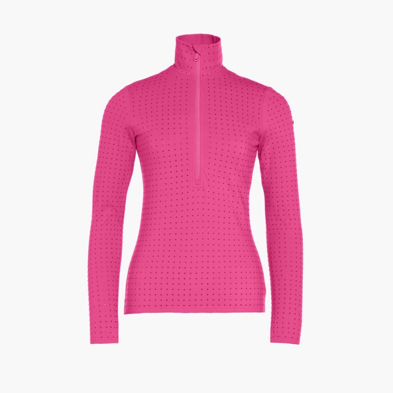 Pink Goldbergh SPARK ski pully Ski Tops | 46302-ZUQH