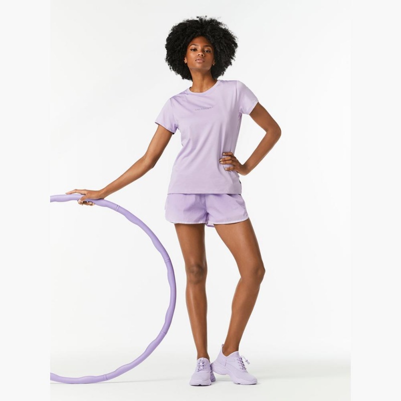 Purple Goldbergh AVERY short sleeve top T-shirts | 21673-DOVL