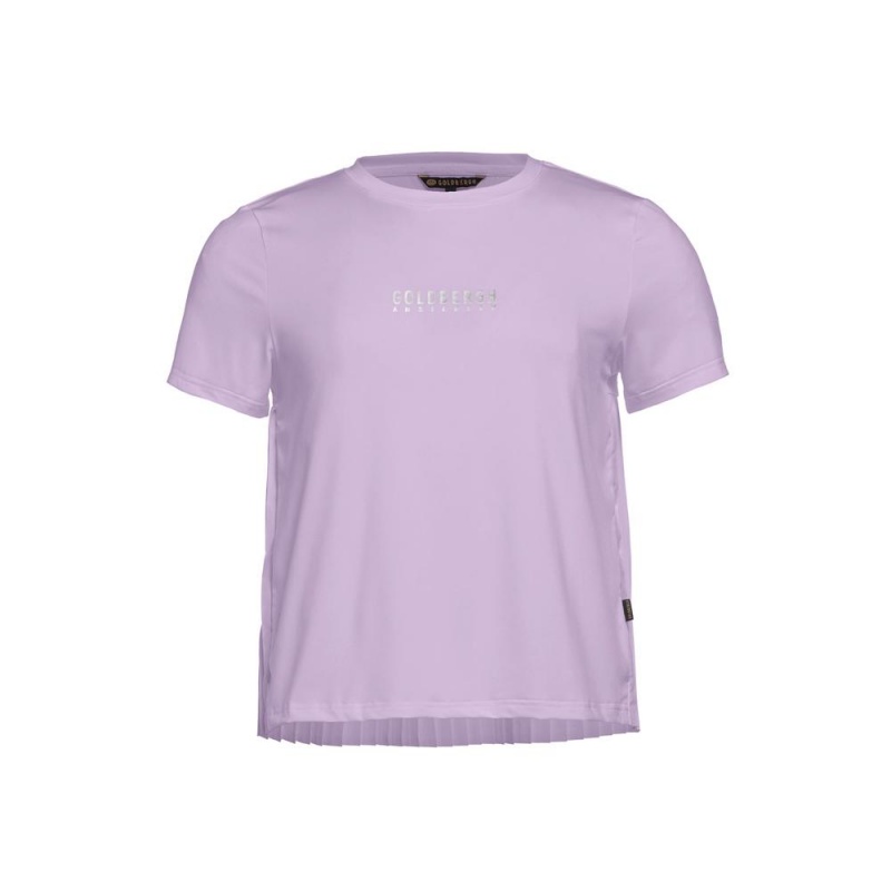 Purple Goldbergh GROOVE short sleeve T-shirts | 93157-BKDL