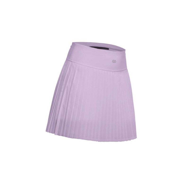 Purple Goldbergh PLISSÉ Skirt | 97205-LDTR