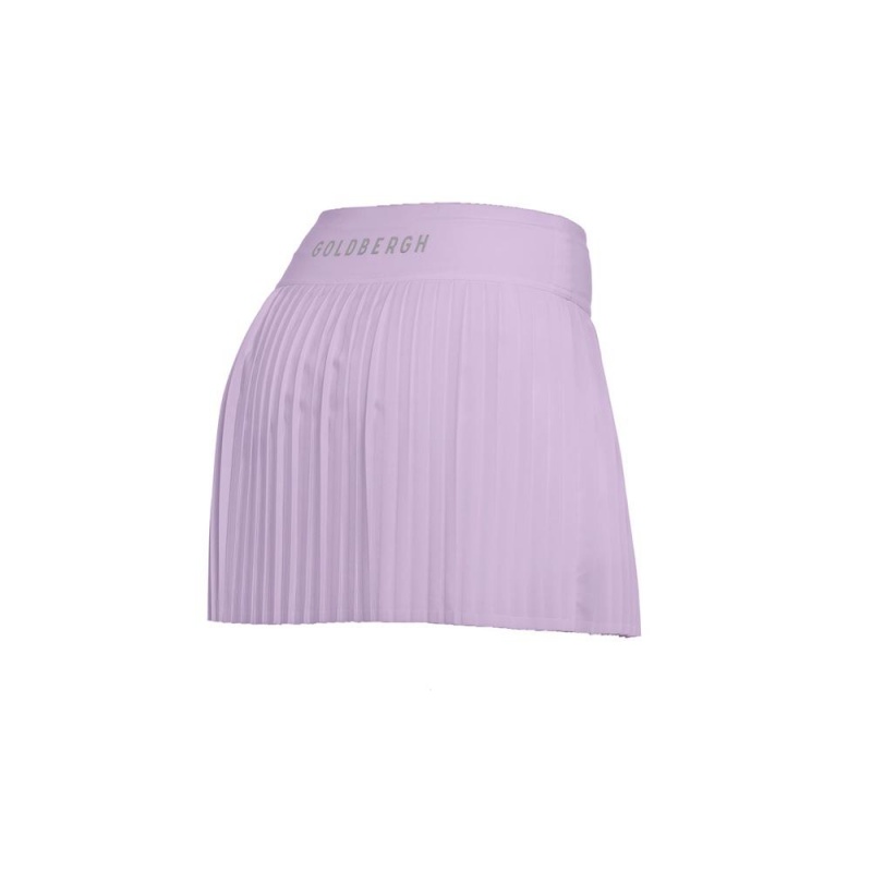 Purple Goldbergh PLISSÉ Skirt | 97205-LDTR