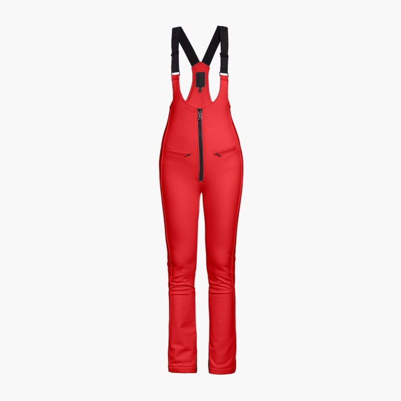 Red Goldbergh PHOEBE ski salopette Ski Pants | 45621-GWNY