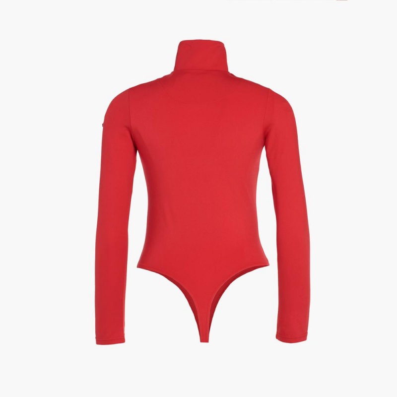 Red Goldbergh POPPY ski body Ski Tops | 07126-GRWD