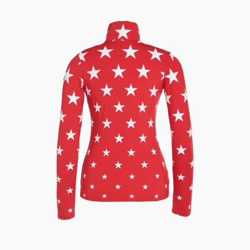 Red Goldbergh PREMIER ski pully Ski Tops | 10476-RGIH