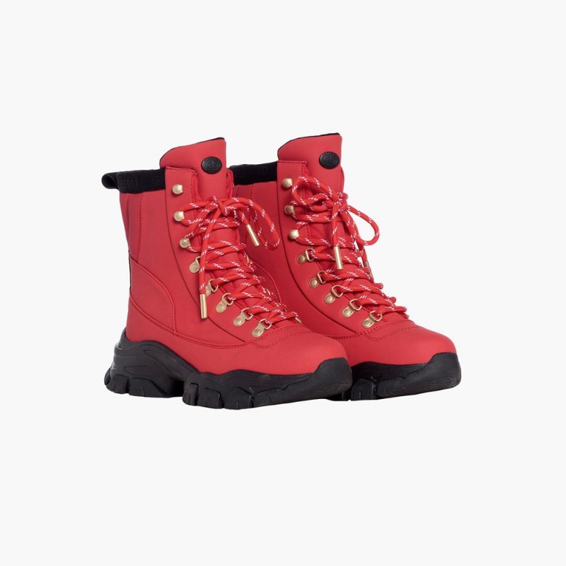 Red Goldbergh STROLL Snow Boots | 01658-XJBV