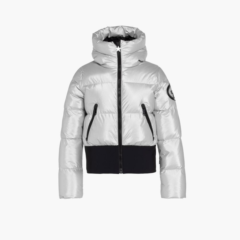 Silver Goldbergh BOMBARDINO Ski Jacket | 69812-FIVP