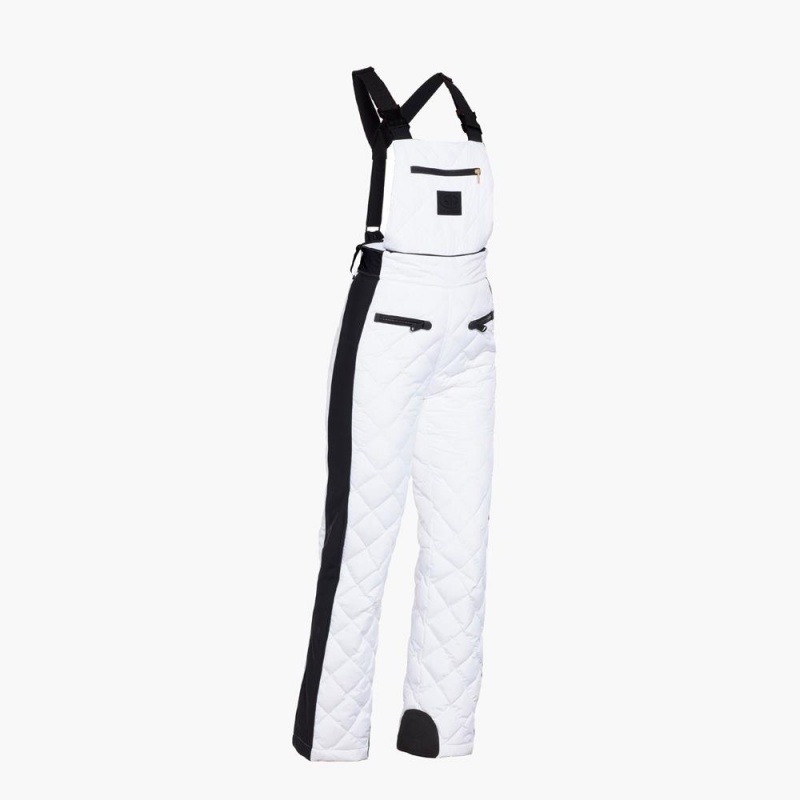 White Goldbergh AGNES ski salopette Ski Pants | 17069-DXOS