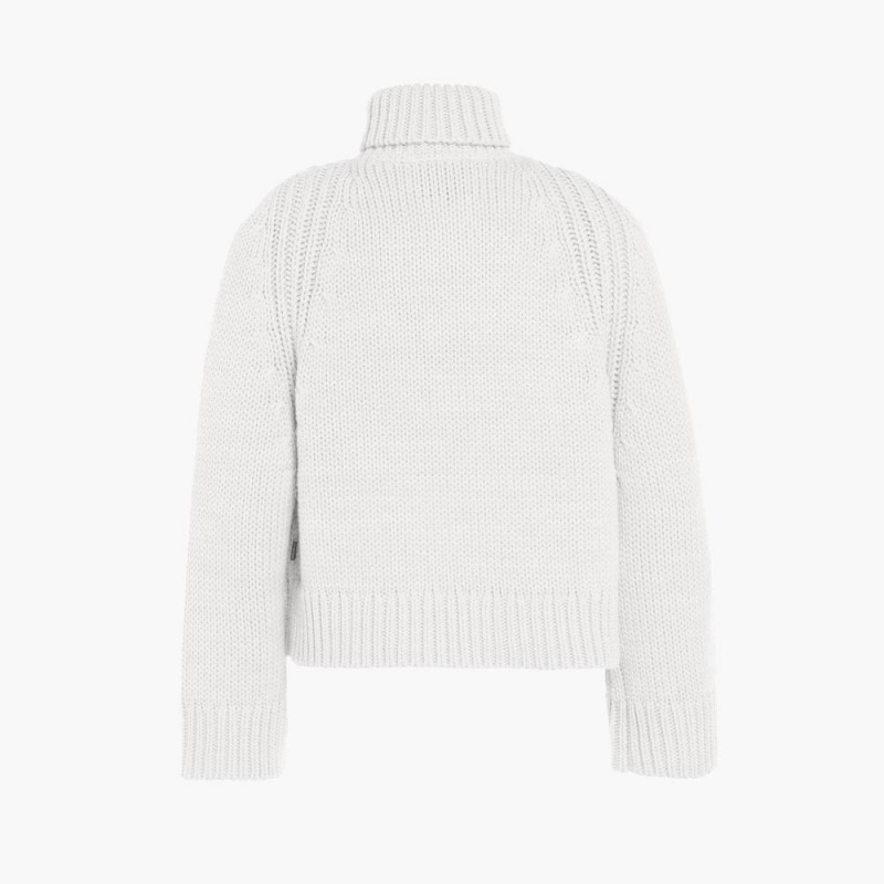 White Goldbergh BEAUTY long sleeve knit Sweater | 73210-ZEUL