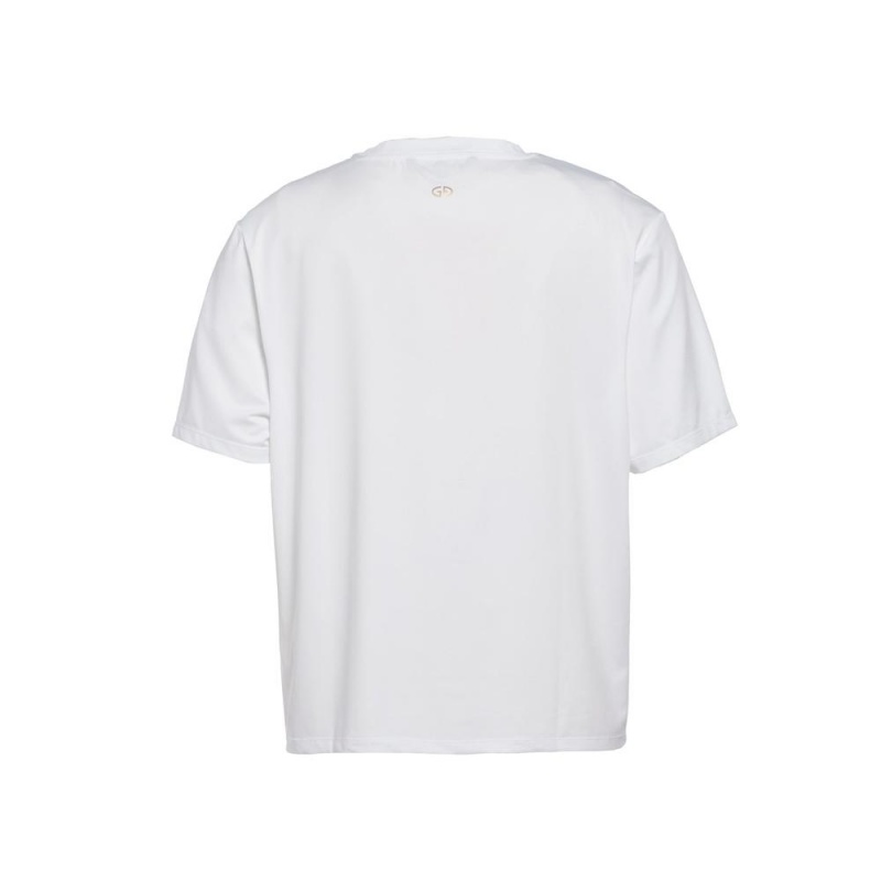 White Goldbergh BOXY short sleeve top T-shirts | 01569-CJUT