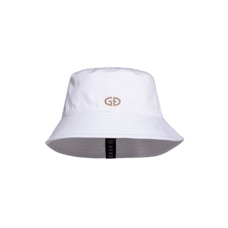 White Goldbergh KRISSY Bucket Hat | 40182-NKWP