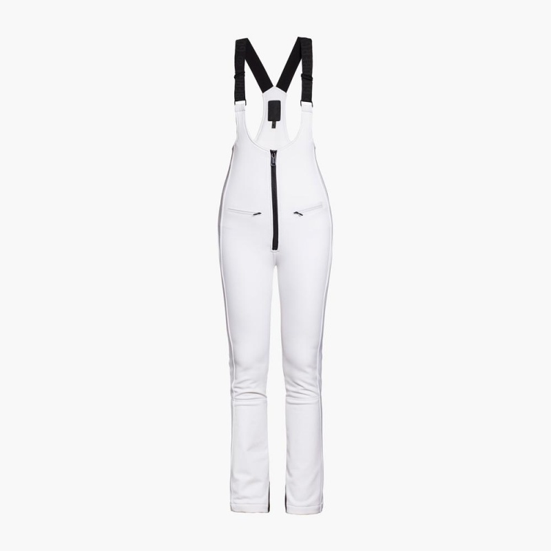 White Goldbergh PHOEBE ski salopette Ski Pants | 92780-UOSZ