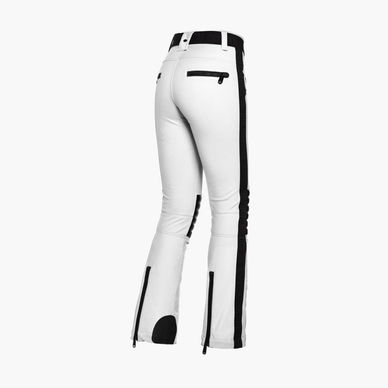 White Goldbergh ROCKY long Ski Pants | 07482-BUAF