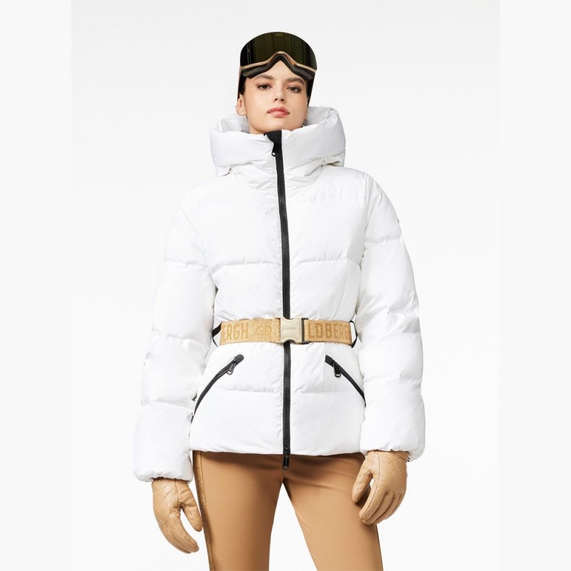 White Goldbergh SNOWMASS Ski Jacket | 28539-LUCY