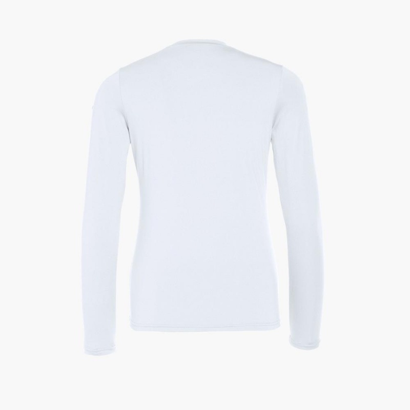 White Goldbergh SUPER G long sleeve T-shirts | 46017-LHEF