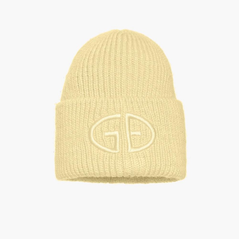 Yellow Goldbergh VALERIE Beanie | 06731-OMBS